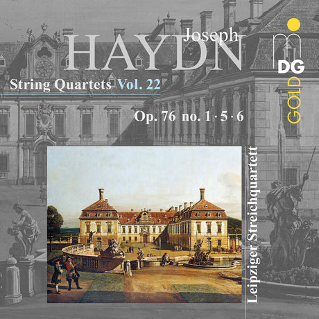 the album cover for Leipziger Streichquartett - Haydn: Str Quartets Vol. 22