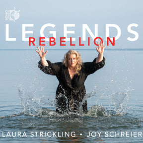the album cover for Laura Strickling - Legends - Rebellion