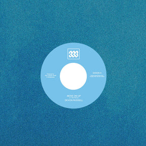 the album cover for Devon Russell - Move on Up/darker Than Blue