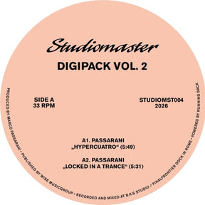 the album cover for Marco Passarani - Digipack Vol. 2