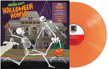the album cover for Andrew Gold - Halloween Howls: Fun & Scary Music - [Translucent Orange Crush]
