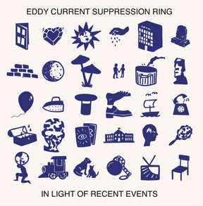 the album cover for Eddy Current Suppression Ring - In Light of Recent Events
