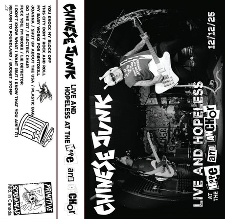 the album cover for Chinese Junk - Live & Hopeless at the Hope & Anchor