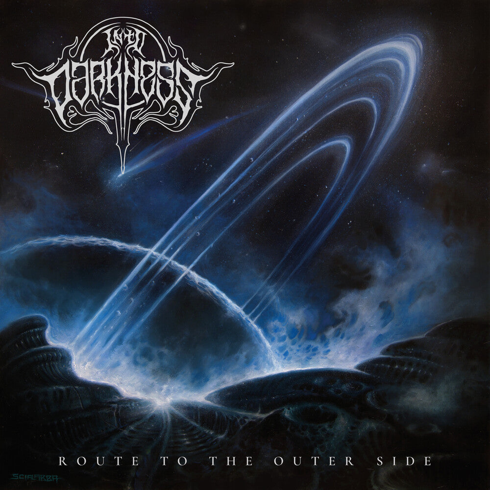the album cover for Into Darkness - Route To the Outer Side