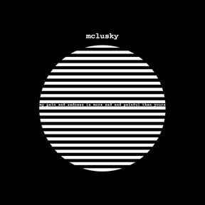 the album cover for Mclusky - My Pain And Sadness Is More Sad & Painful [180 Gram]