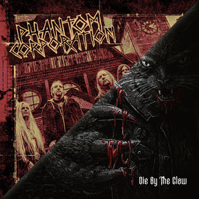 the album cover for Phantom Corporation & Catbreath - Commando/die by the Claw