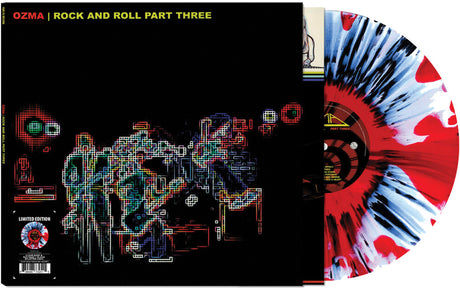 the album cover for Ozma - Rock and Roll Part Three [Black/Clear/Red Haze Splatter]