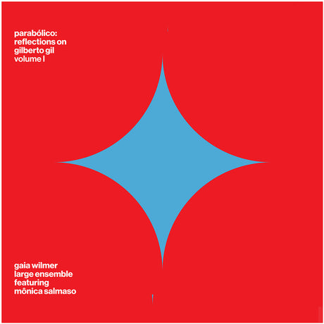 the album cover for Gaia Wilmer  Large Ensemble - Parabolico - Reflections On Gilberto Gil Vol 1