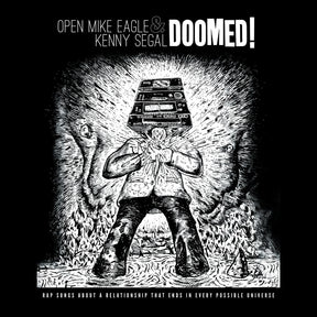 the album cover for Open Mike Eagle / Segal, Kenny - Doomed!