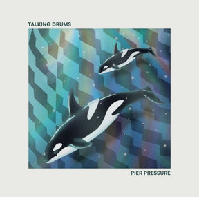 the album cover for Talking Drums - Pier Pressure