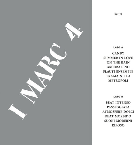 the album cover for I Marc 4 - Silver Music
