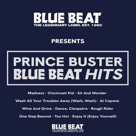 the album cover for Prince Buster - Blue Beat Hits