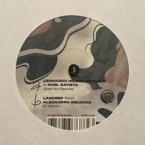the album cover for Leonardo Milano de Cuba (feat. Noel Batista) / Landeep (feat. Alejandro Delgado) - Que Tu Tienes b/w El Yerro