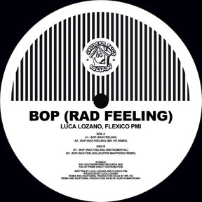 the album cover for Luca Lozano - Bop (Rad Feeling)