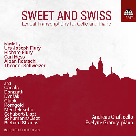 the album cover for Andreas Graf - Sweet & Swiss - Lyrical Transcriptions For Vc &