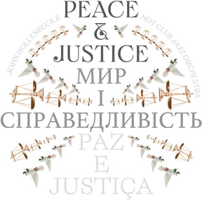 the album cover for John Hollenbeck - Peace And Justice