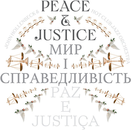 the album cover for John Hollenbeck - Peace And Justice