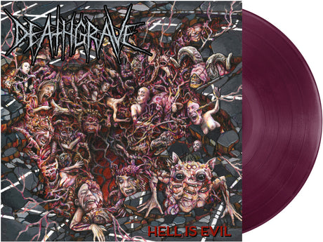the album cover for Deathgrave - Hell Is Evil [Colored Vinyl] [Deluxe] [Limited Edition] (Purp) (Foem)