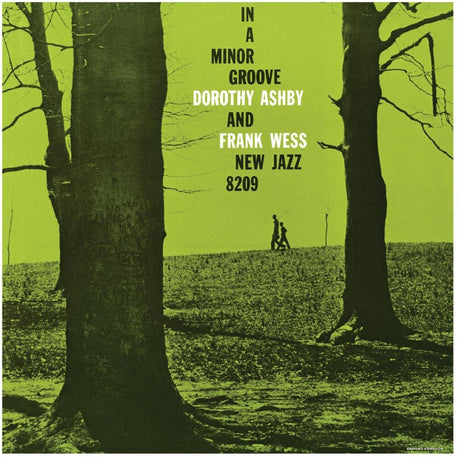 the album cover for Dorothy Ashby  / Wess,Frank - In A Minor Groove - Clear With Red/Green/Purple