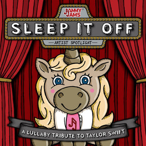 the album cover for Jammy Jams - Sleep It Off: A Lullaby Tribute To Taylor Swift