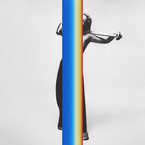 the album cover for Sylvan Esso - Ow [Black]
