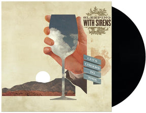 the album cover for Sleeping With Sirens - Let's Cheers To This