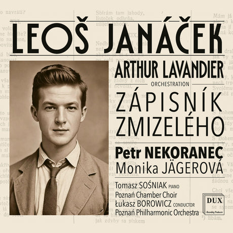 the album cover for Petr Nekoranec - Janacek: Zapisnik Zmizeleho/Diary Of One Who