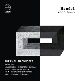 the album cover for English Concert - Handel: Giulio Cesare