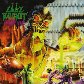 the album cover for Laaz Rockit - Annihilation Principle [Colored Vinyl] (Grn) [Limited Edition]