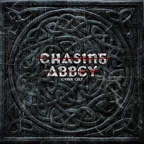 the album cover for Chasing Abbey - Cyber Celt - Green & Black Marbled Vinyl (Blk)