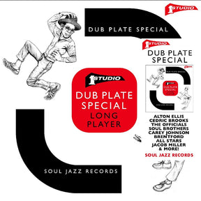 the album cover for Soul Jazz Records Presents - Studio One Dub Plate Special