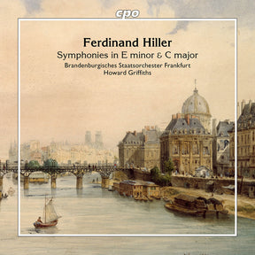 the album cover for Brandenburgisches Staatsorchester Frankfurt - Symphony In E Minor & Sym In C Major