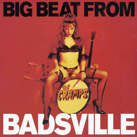the album cover for Cramps - Big Beat From Badsville - 180gm White Vinyl [Colored Vinyl]