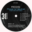 the album cover for Regis - Power Is Neutral (Mark Broom Edits) (Ep)