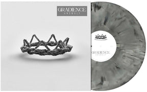 the album cover for Gradience - Anomaly [Grey Black Marbled]