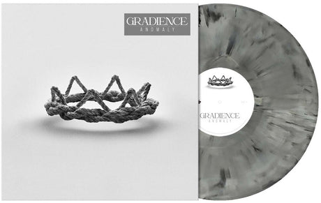 the album cover for Gradience - Anomaly [Grey Black Marbled]