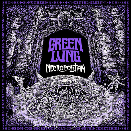 the album cover for Green Lung - Necropolitan (Jewl)