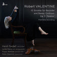 the album cover for Heidi Fardell - Robert Valentine: 12 Sons For Recorder & Basso Con