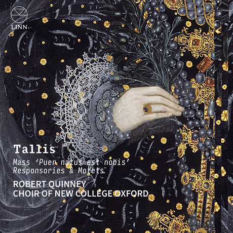 the album cover for Robert Quinney - Tallis: Mass Puer Natus Est Nobis Responsories &