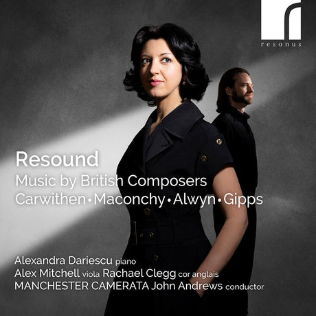 the album cover for Alexandra Dariescu - Resound - Music By British Composers