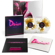 the album cover for Cliff Martinez - Drive: Original Motion Picture Soundtrack - 15th Anniversary [Gold Splatter On Clear]