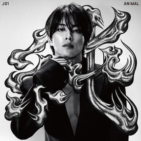 the album cover for JO1 - ANIMAL [Member Solo Jacket Ver Junki]