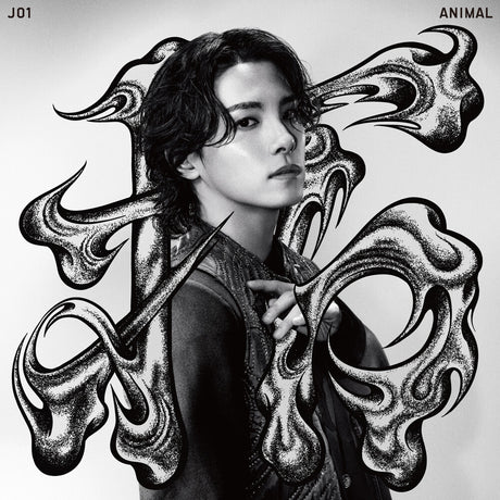 the album cover for JO1 - ANIMAL [Member Solo Jacket Ver Takumi]