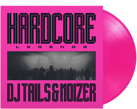 the album cover for Dj Tails / Noizer - Hardcore Legends [Colored Vinyl] [Limited Edition] [180 Gram] (Pnk) (Hol)