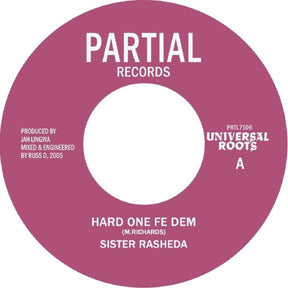 the album cover for Sister Rasheda - Hard One Fe Dem' (Ep)