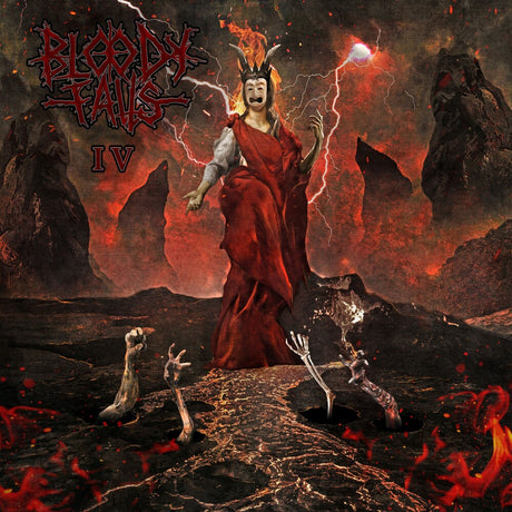 the album cover for Bloody Falls - Iv