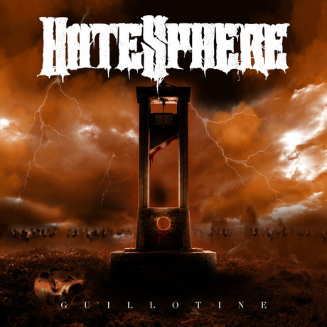 the album cover for Hatesphere - Guillotine