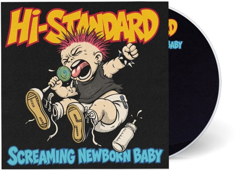 the album cover for Hi-Standard - Screaming Newborn Baby