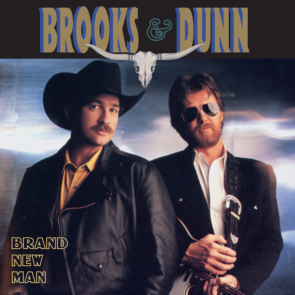 the album cover for Brooks & Dunn - Brand New Man (Anniversary) [Grey]