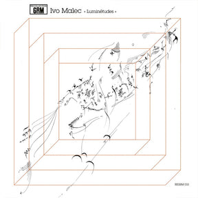 the album cover for Ivo Malec - Luminetudes